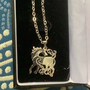 Celtic Epona Horse Pendant Zoomorphic Large